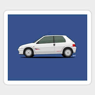 Peugeot 106 Rallye side profile Magnet